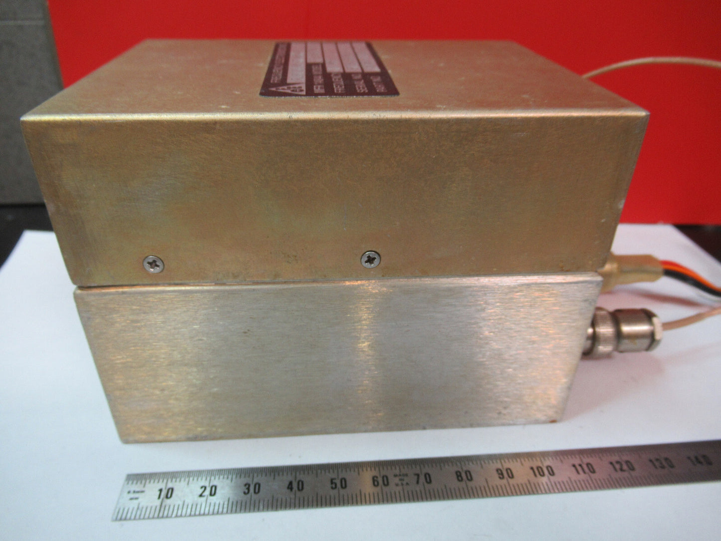 RUBIDIUM ATOMIC CLOCK FE5600B FREQUENCY STANDARD FEI 10 MHz AS PICTURED 6V-FT-79