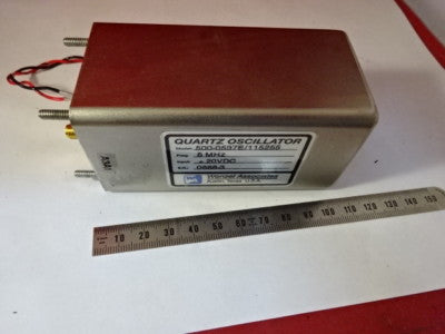WENZEL MITEQ 5 MHz LOW PHASE NOISE QUARTZ OSCILLATOR FREQUENCY STANDARD #6V-A-33