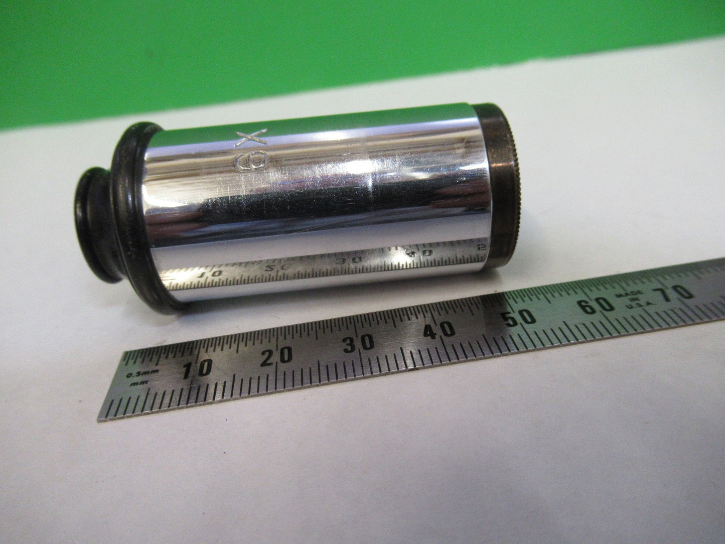 ANTIQUE SPENCER 6X AO EYEPIECE OCULAR LENS MICROSCOPE PART As Pictured T3-C-15