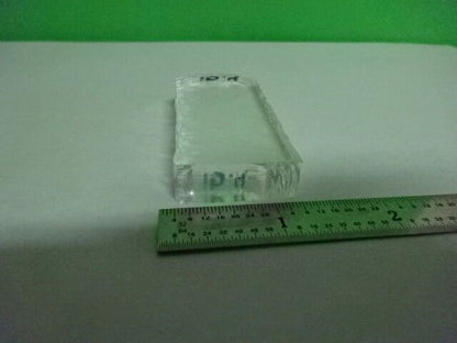 SYNTHETIC QUARTZ CRYSTAL Q FACTOR SLAB GROWTH FREQUENCY CONTROL AS IS #AS-96