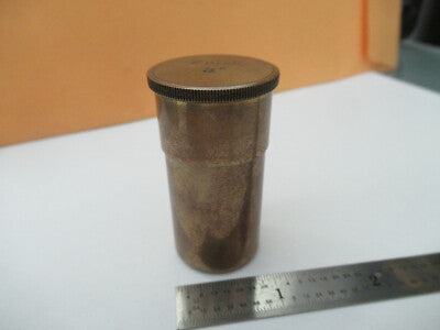 Carl Zeiss AG Jena "a" Empty Brass Objective Can Microscope