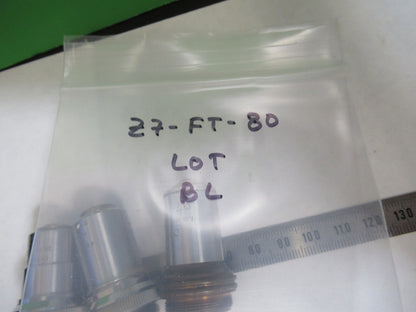 LOT OBJECTIVES BAUSCH LOMB LENSES MICROSCOPE PART AS PICTURED Z7-FT-80