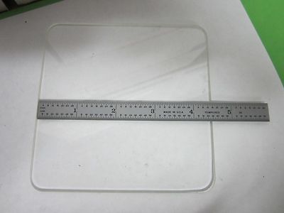 MICROSCOPE PART GLASS STAGE SPECIMEN LEITZ GERMANY TABLE OPTICS BIN#S2-20