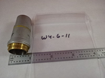 LEICA OBJECTIVE ACHRO 10X MICROSCOPE OPTICS AS IS BIN#W4-G-11