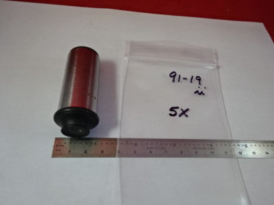 VINTAGE ANTIQUE SPENCER 5X EYEPIECE OCULAR MICROSCOPE PART AS IS #91-19