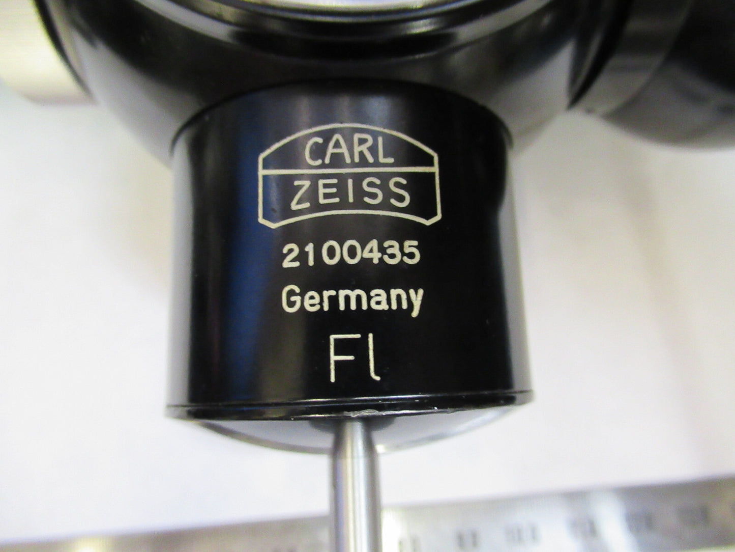 ZEISS GERMANY CAMERA ATTACHMENT 2100435 MICROSCOPE PART AS PICTURED S7-A-36