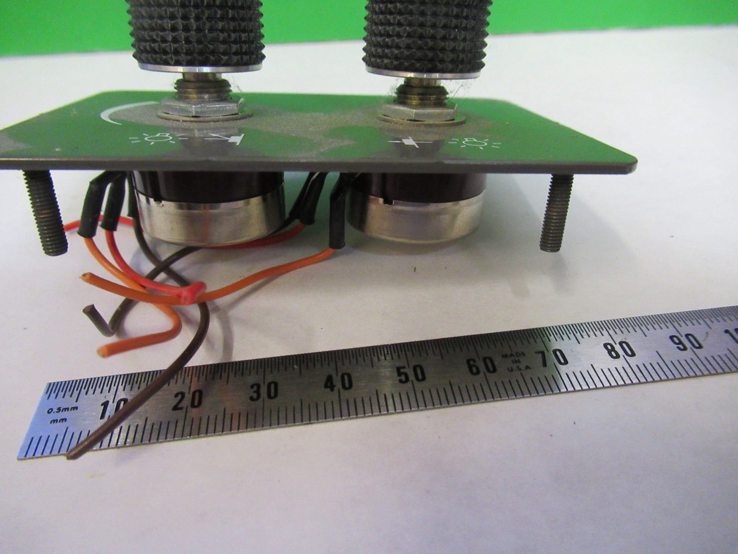 MITUTOYO JAPAN ULTRAPLAN DIMMER LAMP SWITCH MICROSCOPE PART AS PICTURED U8-B-36