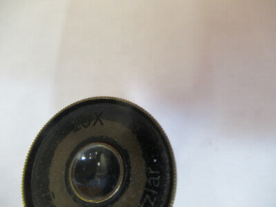 Antique Ernst Leitz Weztlar Eyepiece 10X Lens Microscope Part