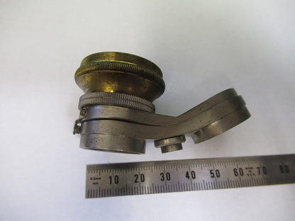 ANTIQUE BAUSCH LOMB NOSEPIECE DUAL MICROSCOPE PART AS PICTURED G5-A-45