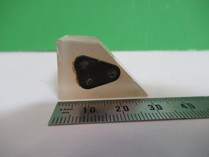 BAUSCH LOMB GLASS PRISM OPTICS MICROSCOPE OPTICAL PART AS PICTURED 98-A-14