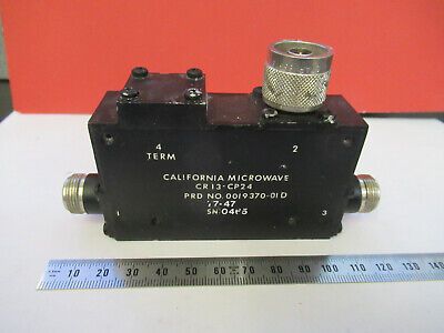 RF MICROWAVE PART CALIFORNIA CR13-CP14 DIRECTIONAL COUPLER AS PICTURED &5k-ft-90