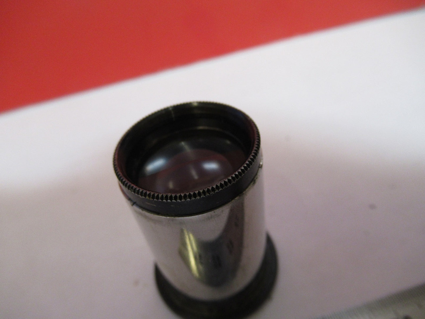 ANTIQUE LEITZ GERMANY 10X EYEPIECE OCULAR MICROSCOPE PART As Pictured V7-A-33