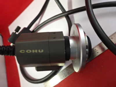 COHU CAMERA MICROSCOPE INSPECTION TOOL OPTICS AS IS #91-51