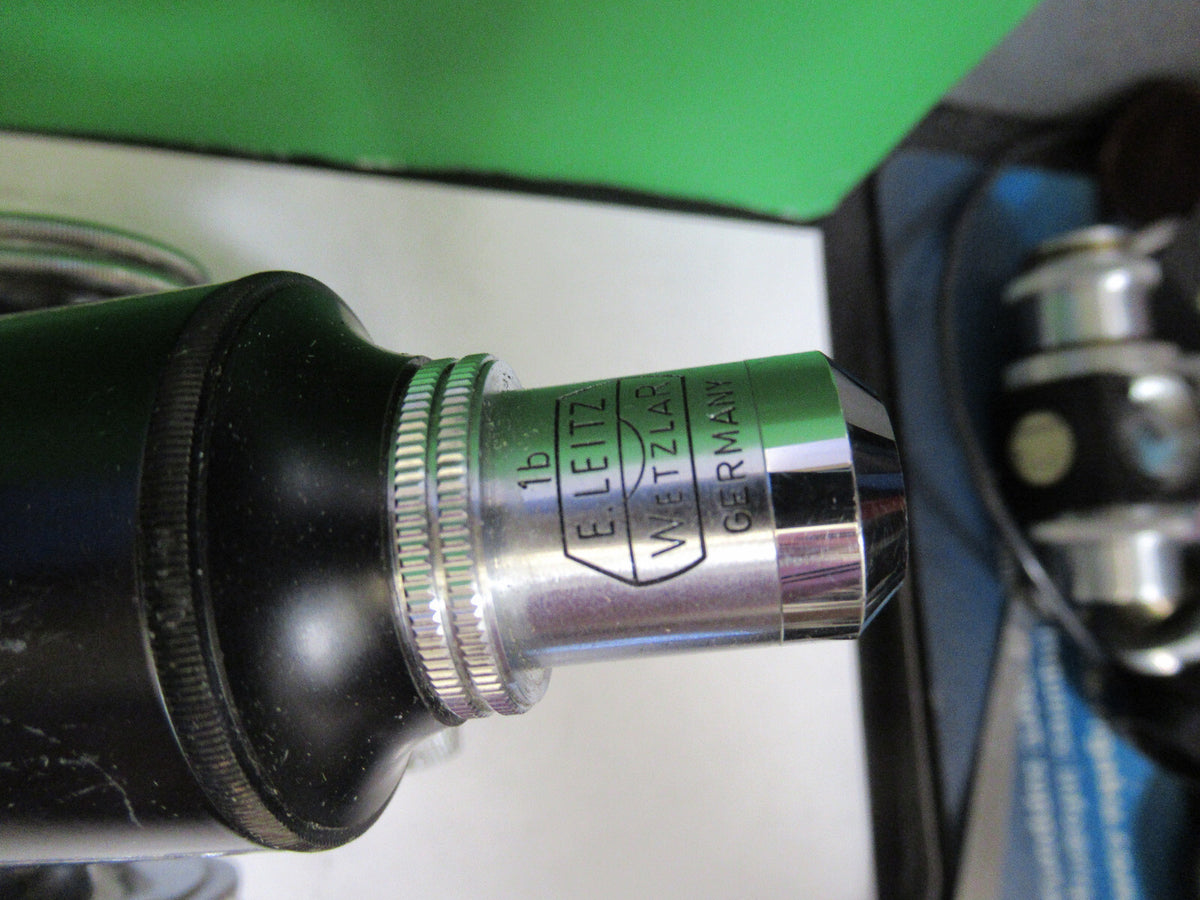 AMERICAN OPTICS AO TUBUS + OBJECTIVE LEITZ 4.3X MICROSCOPE PART AS PIC S1-B-84