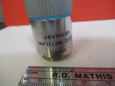 LEITZ WETZLAR 519762 OBJECTIVE EF 40X /160  MICROSCOPE PART AS PICTURED &B1-B-91