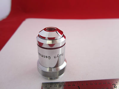 MIKROSKOPTEIL OBJEKTIV DEUTSCHLAND ACHROMAT OPTICS 10X BIN #7C
