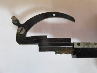 ANTIQUE BAUSCH LOMB CLIPS STAGE SPECIMEN MICROSCOPE PART AS PICTURED &A3-B-74