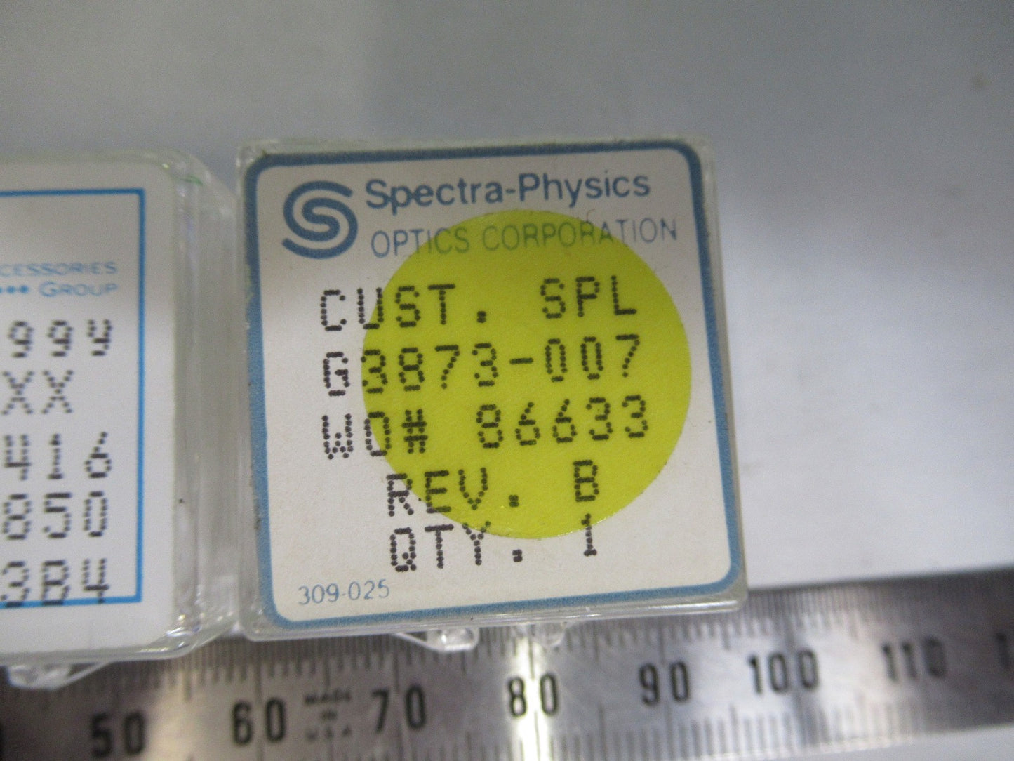 LOT OPTICAL SPECTRA PHYSICS COATED LENS PHOTONICS OPTICS as pictured T3-B-40