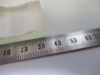 OPTICAL  RECTANGULAR PLANO CONCAVE LENS OPTICS AS PICTURED 80-B-12