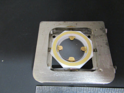 BENDIX FLATPACK LATERAL FIELD QUARTZ CRYSTAL UNKNOWN FREQUENCY AS PIC #FT-1-A-80