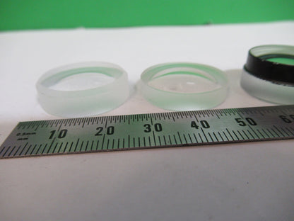 OPTICAL LENSES LOT ZEISS GERMANY GLASS OPTICS AS PICTURED 80-B-25