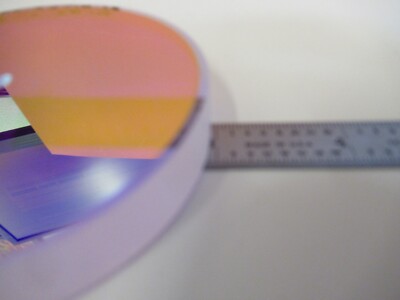 Optical Flat Coated 3" Dia Holed Fused silica Laser Optics