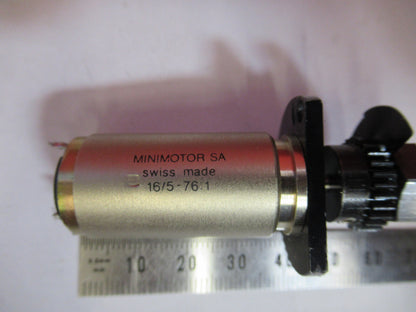 SWISS MINI MOTOR LEITZ MICROSCOPE ROBOTICS MECHATRONICS AS PICTURED S4-B-97