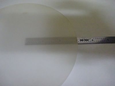 MICROSCOPE PART LARGE DIFFUSER GLASS SPECIMEN TABLE OPTICS AS IS BIN#X6-04