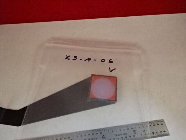 OPTICAL MOUNTED DICHROIC FILTER LASER OPTICS  AS IS #X3-A-06