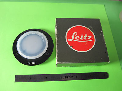 Microscope Ernst Leitz Wetzlar Germany Standard Filter NG1 Optics + Box
