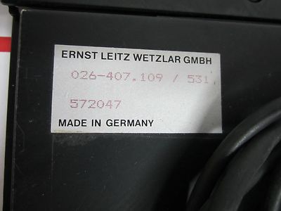 MICROSCOPE PART STAGE MICROMETER LEITZ LEICA ORTHOPLAN ERGOLUX  ETC. BIN#60-531
