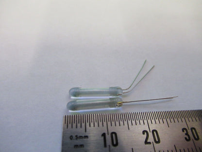 PAIR RTD PT100 PLATINUM TEMPERATURE SENSOR 100 OHMS GLASS AS PICTURED R7-B-72