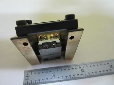MICROSCOPE PART MOUNTED MIRROR [BRASS] ASSEMBLY OPTICS AS IS  BIN#U2-B-10