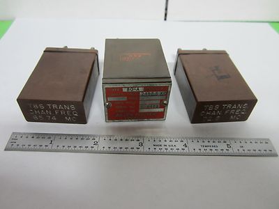 Vintage Lot 3 Ea Quartz Crystals Radio Wilcox Kansas ??