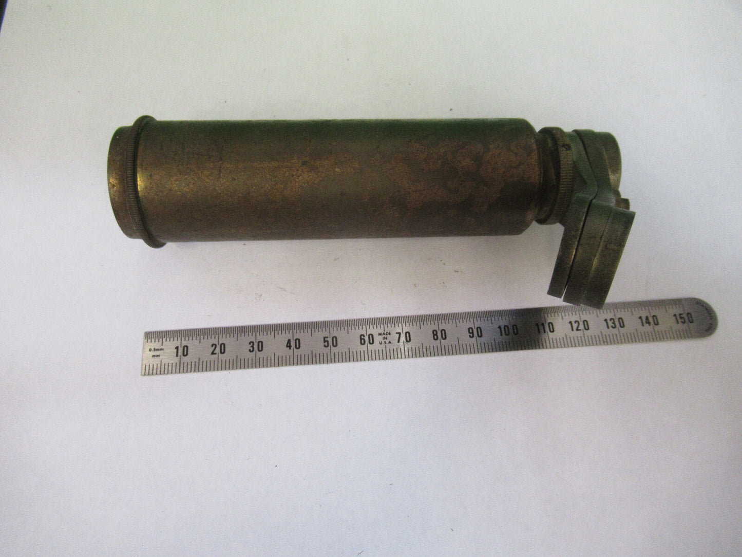 Antique Bausch & Lomb Old Tubus + Nosepiece Microscope Part