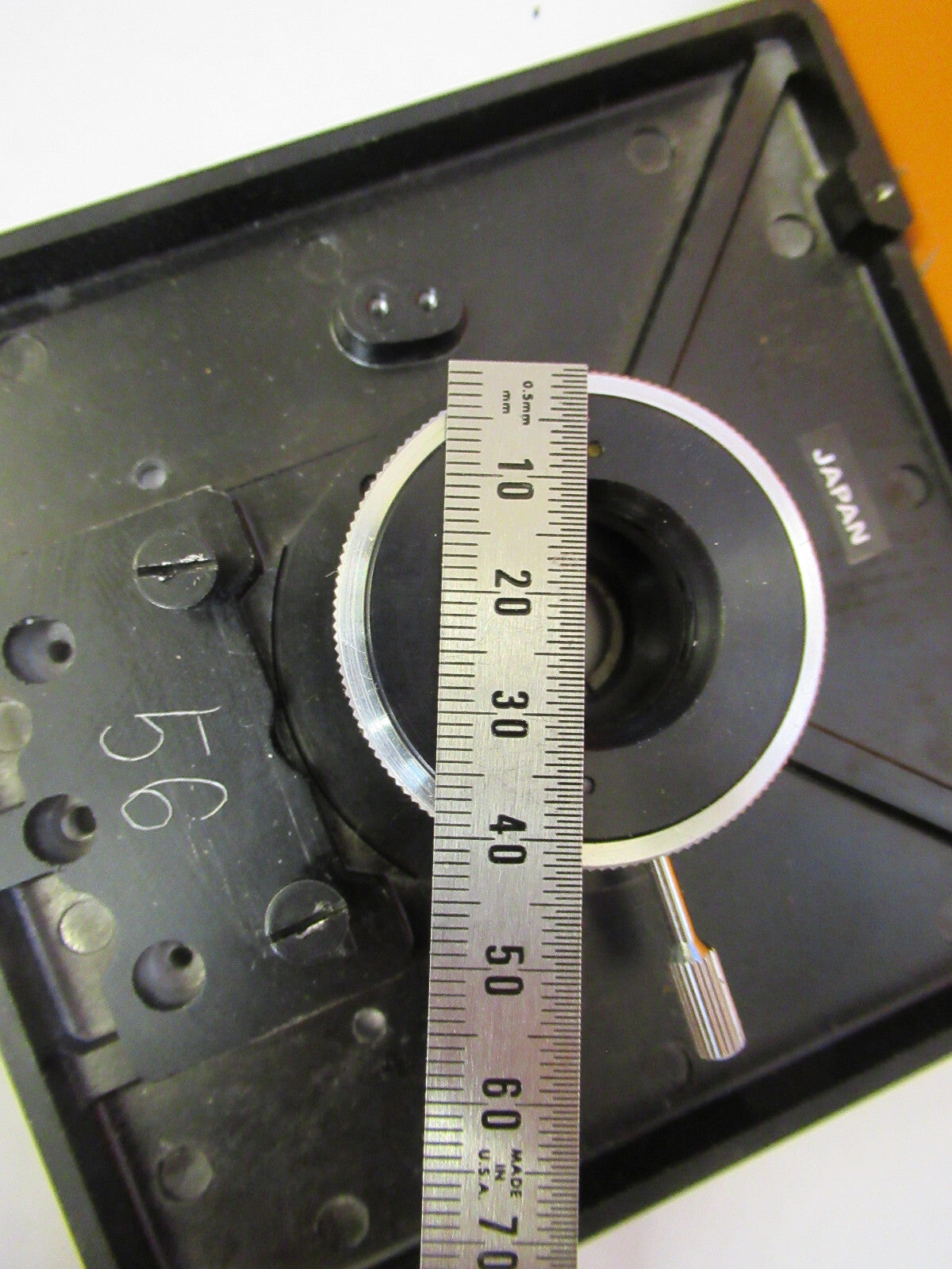 UNITRON STAGE + IRIS TABLE MICROMETER MICROSCOPE PART AS PICTURED Y1-A-55