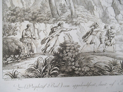 ANTIQUE ETCHING ITALIA ROME CIRCA 1810 GASPARD DUGHET PIETRO PARBONI AS PIC ii