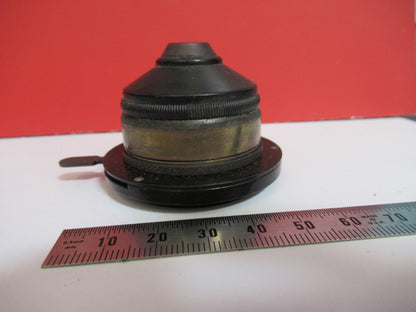Antique Bausch & Lomb Condenser Iris Optics Microscope Part