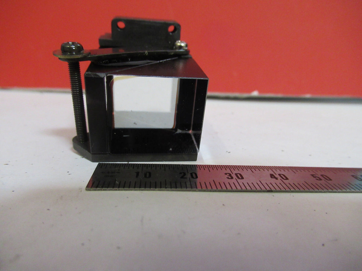 MEIJI JAPAN MOUNTED GLASS PRISM MICROSCOPE PART AS PICTURED X8-B-38