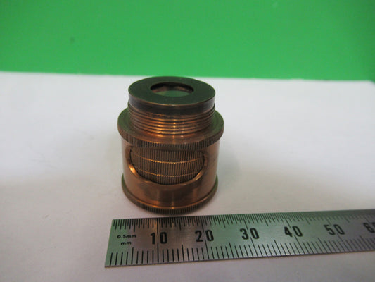 Antique Brass Polarizer Pol Beck UK England Microscope Part
