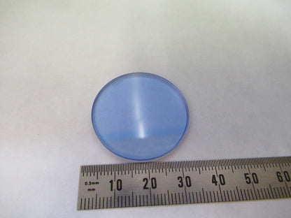 ZEISS GERMANY GLASS FILTER LIGHT BLUE OPTICS MICROSCOPE PART AS PICTURED V8-B-27