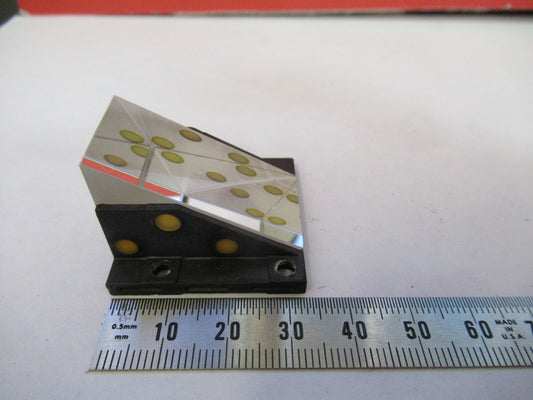 Ernst Leitz Wetzlar Germany Mounted Glass Prism Microscope Part
