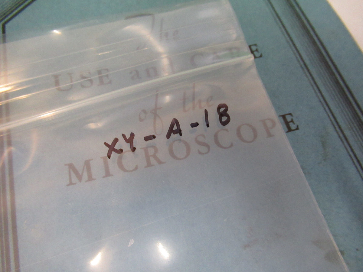 Antique Bausch & Lomb Use of Microscope Booklet 1932-49 Part
