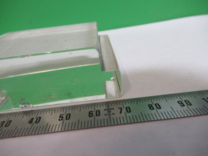 OPTICAL RARE GLASS BLOCK MIL SPEC THICK LASER OPTICS AS PICTURED G7-A-57