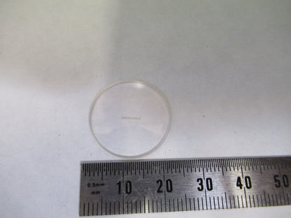 OPTICAL GLASS RETICLE MICROMETER PATTERN MICROSCOPE PART AS PICTURED U8-A-59