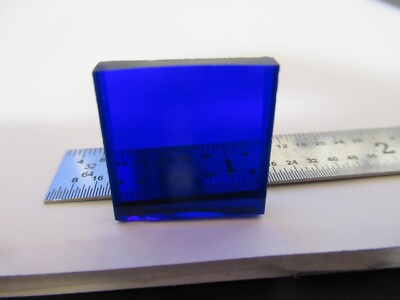 OPTICAL BLUE GLASS FILTER OPTICS AS PIC &A7-A-48