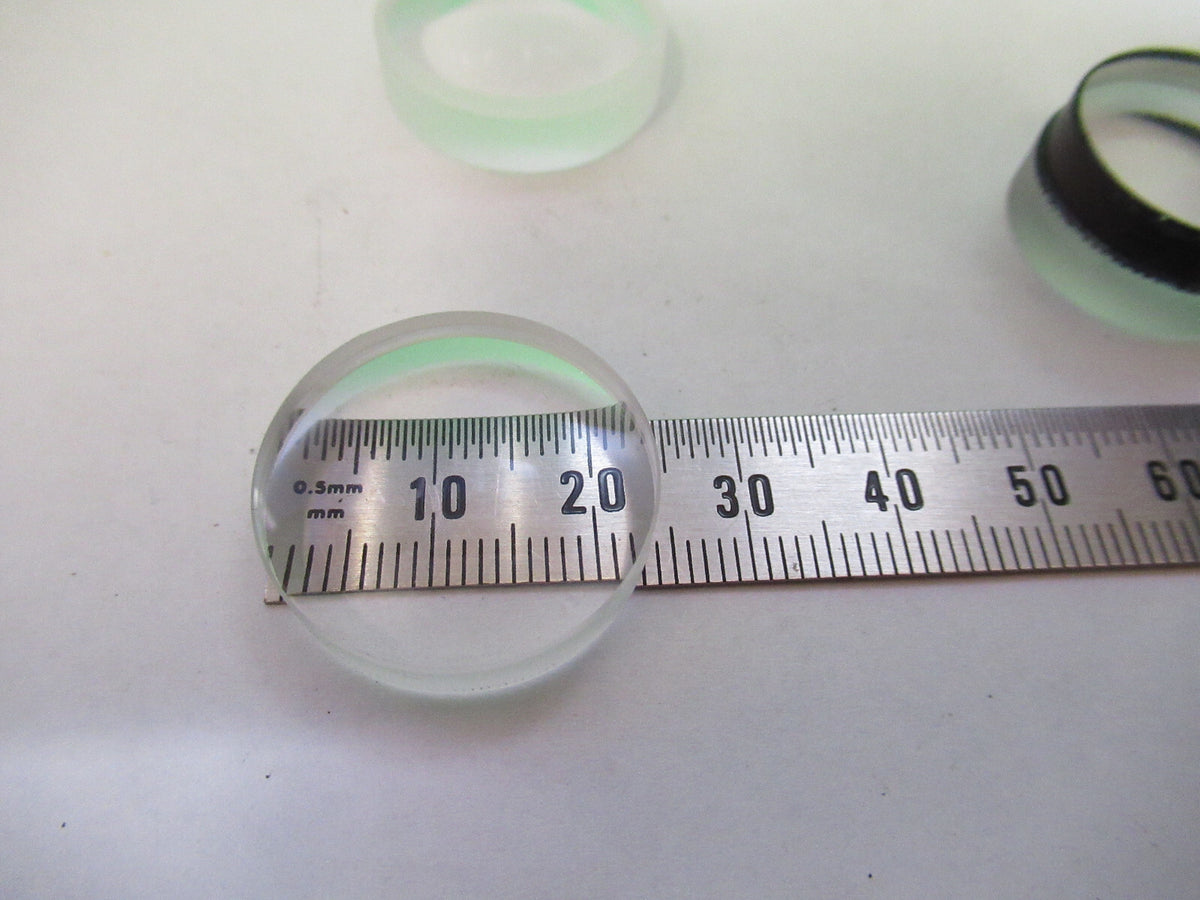 OPTICAL LENSES LOT ZEISS GERMANY GLASS OPTICS AS PICTURED 80-B-25