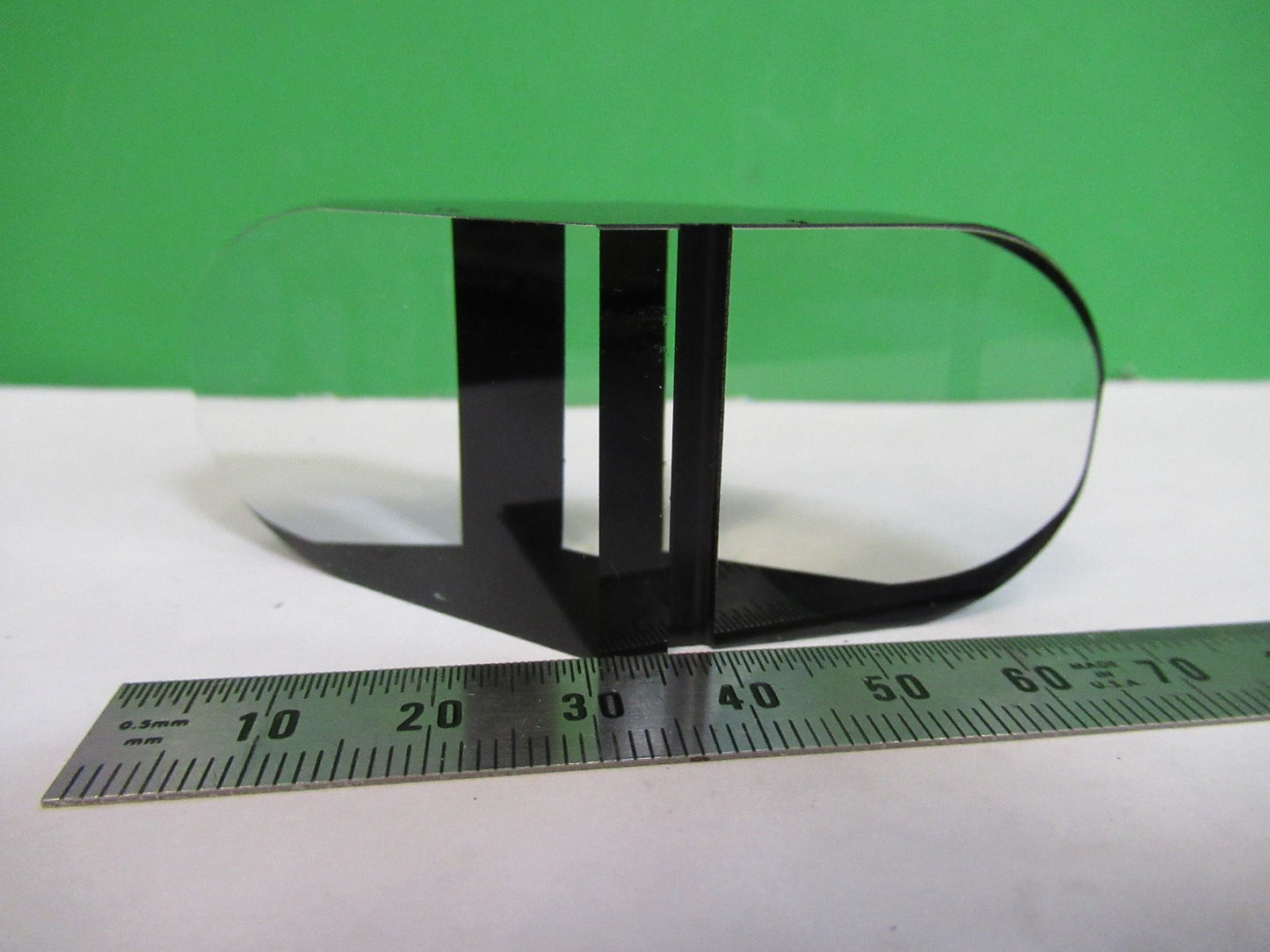 AUS JENA GERMANY HEAD GLASS PRISM OPTICS MICROSCOPE PART AS PICTURED T2-A-27