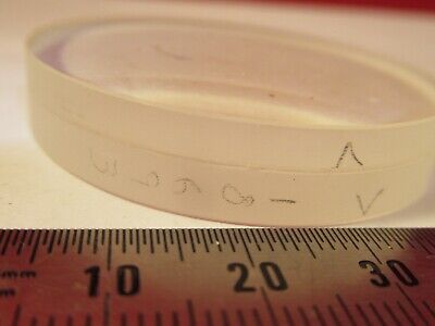 OPTICAL COATED COMPOSITE BI CONVEX LENS OPTICS AS PICTURED &13-90