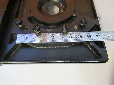 ANTIQUE BAUSCH LOMB  STAGE XY TABLE MICROSCOPE PART AS PICTURED P6-A-90
